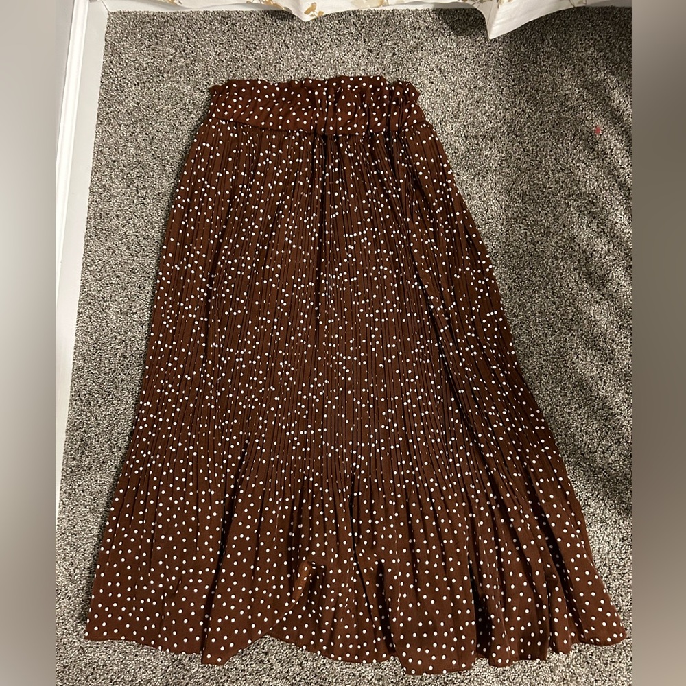 American Trends (Amazon) Spot Midi Skirt